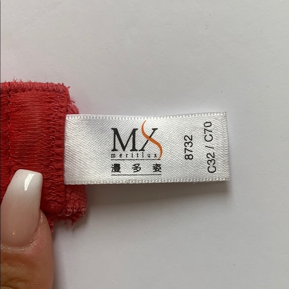 CORAL LACE BRA - Picture 4 of 5